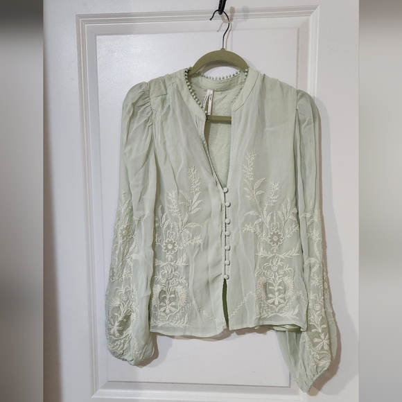 Anthropologie  Embroidered Blouse - Picture 7 of 8
